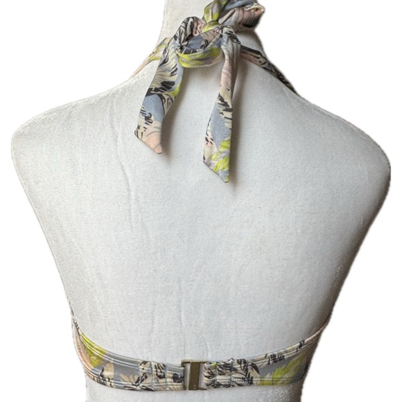 Victoria’s Secret Miraculous Bombshell Bikini Top Blue White Size 34DD NWOT - Picture 2 of 4